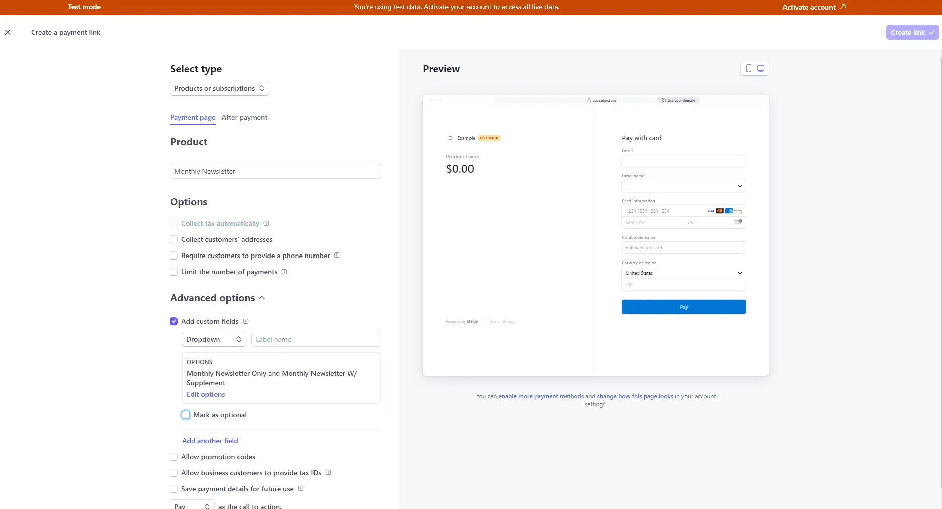 Cách tạo và bắt đầu sử dụng tài khoản Stripe hiệu quả